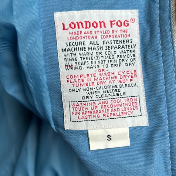 London Fog Jacket small - Picture 7 of 9